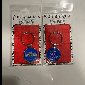 2 Friends Keychain “How you Doin” and “Central Perk”